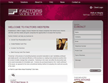 Tablet Screenshot of factorswestern.com
